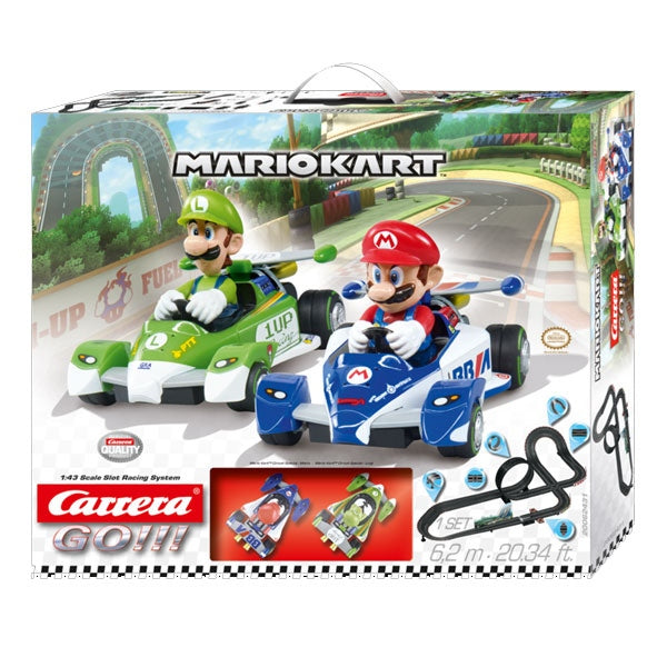 Mario Kart Carrera Go!!! Turbo Boost 1/43 Scale Slot Car Racing Set