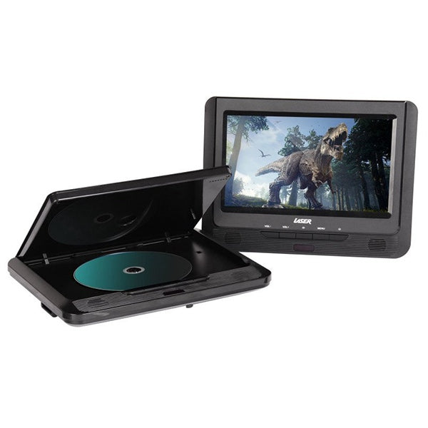 LASER Dual Screen 9 Inch Portable DVD Player