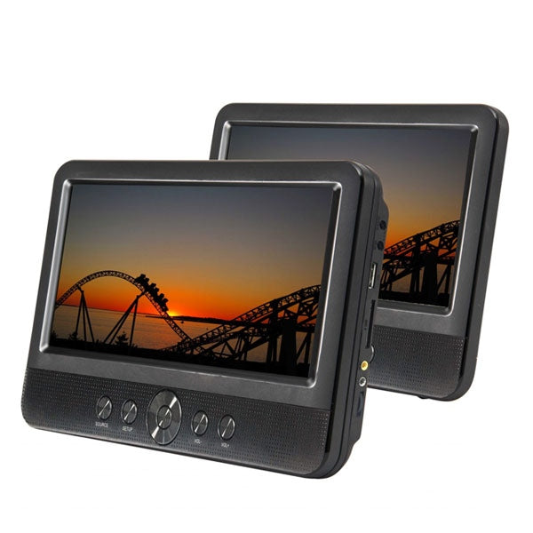 LENOXX 10.1" Twin Screen Portable DVD Player