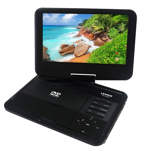 LENOXX 9 Inch Swivel Portable DVD Player – Leading Edge