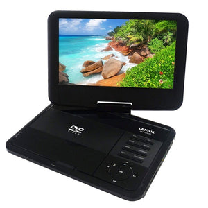 LENOXX 9 Inch Swivel Portable DVD Player