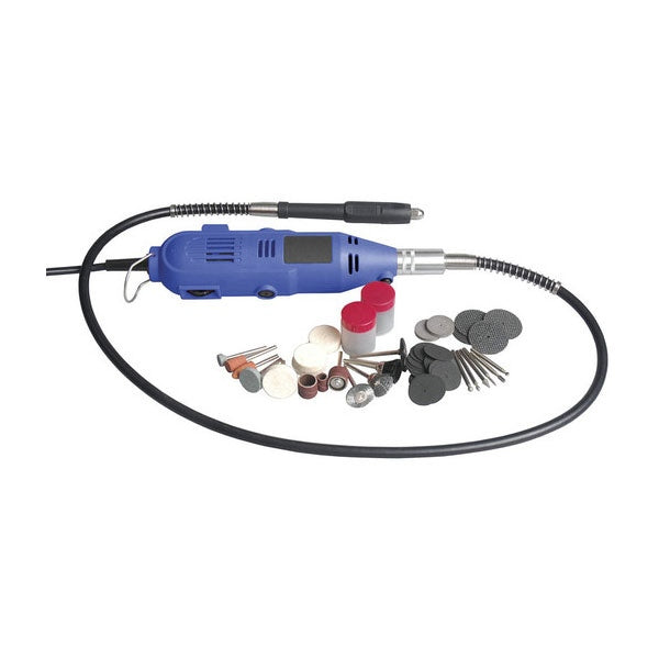 POWERTECH Rotary Tool Kit with Flexible Shaft