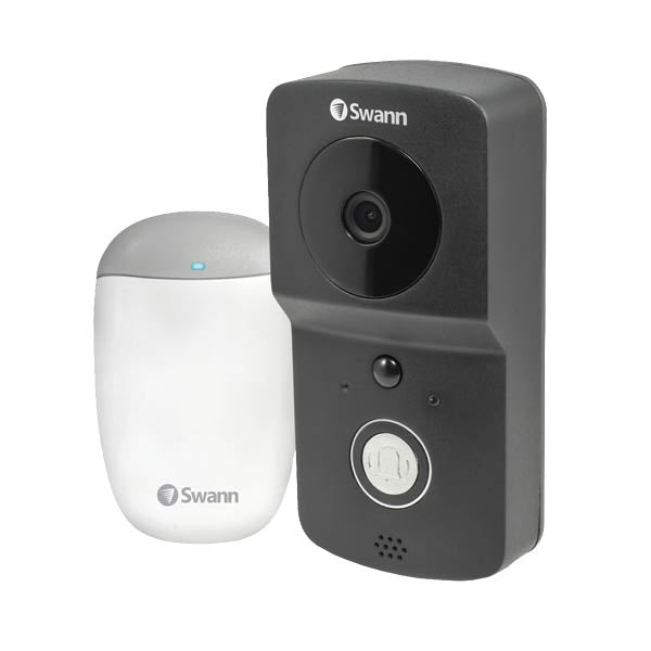 SWANN 4255659 Wire-Free 720p HD Smart Video Doorbell Kit with Chime Unit