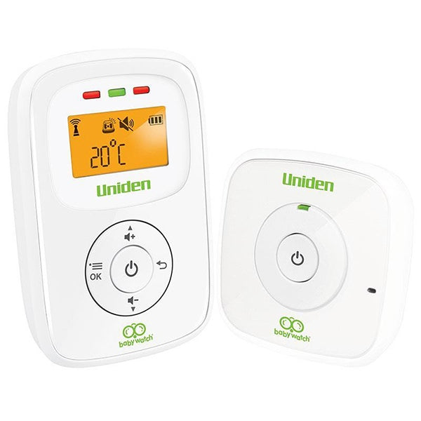 UNIDEN Digital Wireless Baby Audio Monitor with Room Temperature